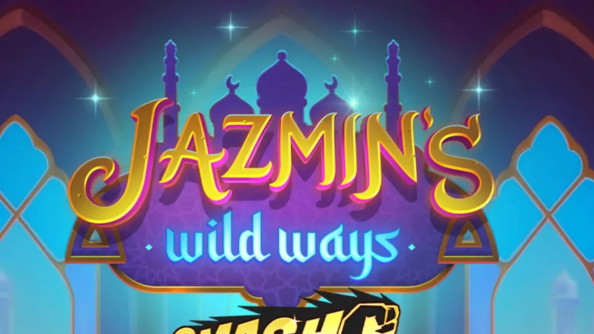Tampilan visual slot Jazmin’s Wild Ways Smash Pots dengan tema Arabian yang mewah